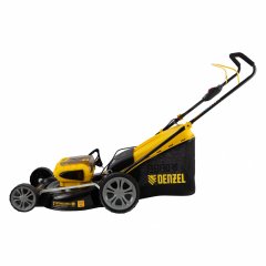 Газонокосилка аккумуляторная бесщеточная RLM450-36, Li-ion, 36 В, 4 Ач, 450 мм, травосборник 40 л Denzel 58910