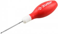 Швейное шило ЗУБР Мастер эргономичная обрезиненная рукоятка длина 60 мм d 2 мм 09571-2