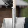 Лопата совковая, 225х295, углубленная, рессорная сталь, 0,9 кг, без черенка, LUXE// Palisad
