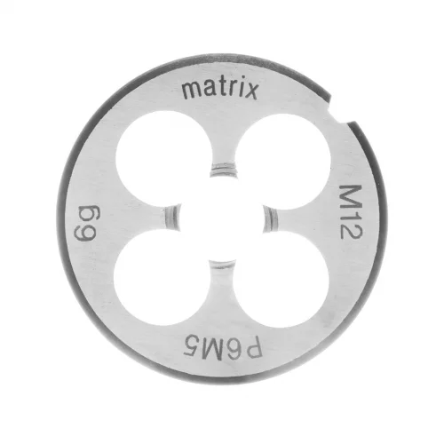 Плашка М12 х 1.75 мм, Р6М5 Matrix 77096