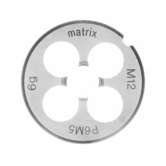 Плашка М12 х 1.75 мм, Р6М5 Matrix 77096