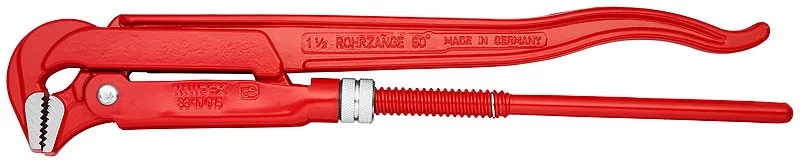 Клещи трубные 90° с красным порошковым покрытием 310 мм KNIPEX KN-8310010