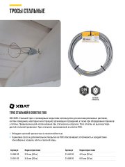 Трос стальной в оплетке ПВХ DIN 3055 3/4 мм (20 м) Фасовка