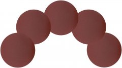 Круги шлифовальные сплошные (липучка), алюминий-оксидные, 150 мм, 5 шт. Р 150 FIT 39807