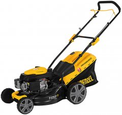 Газонокосилка бензиновая GLD-460, 146 куб.см, ширина 46 см, ручная, 7 уровней, травосборник 50 л Denzel 58802