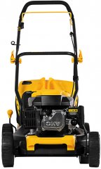 Газонокосилка бензиновая GLD-460, 146 куб.см, ширина 46 см, ручная, 7 уровней, травосборник 50 л Denzel 58802
