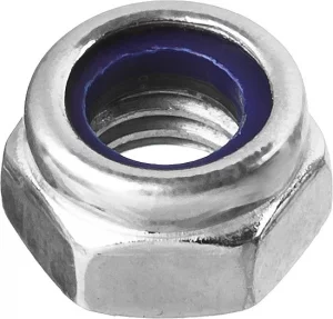 Гайка ЗУБР DIN 985 с нейлоновым кольцом, M8, 8 шт, кл. пр. 6, оцинкованная, 303586-08
