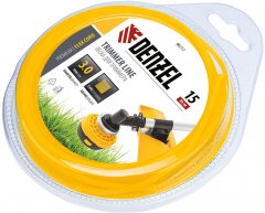 Леска для триммера, квадрат 3 мм х 15 м, блистер Flex cord Denzel 96117