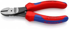 Кусачки боковые особой мощности фосфатированные, черного цвета 140 мм, KNIPEX, ( KN-7402140SB )