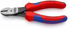 Кусачки боковые особой мощности фосфатированные, черного цвета 140 мм, KNIPEX, ( KN-7402140SB )