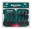 KRAFTOOL 3-Wave 6шт, набор, трехзаходные сверла по дереву с резьбовым центрующим острием (29513-H6)
