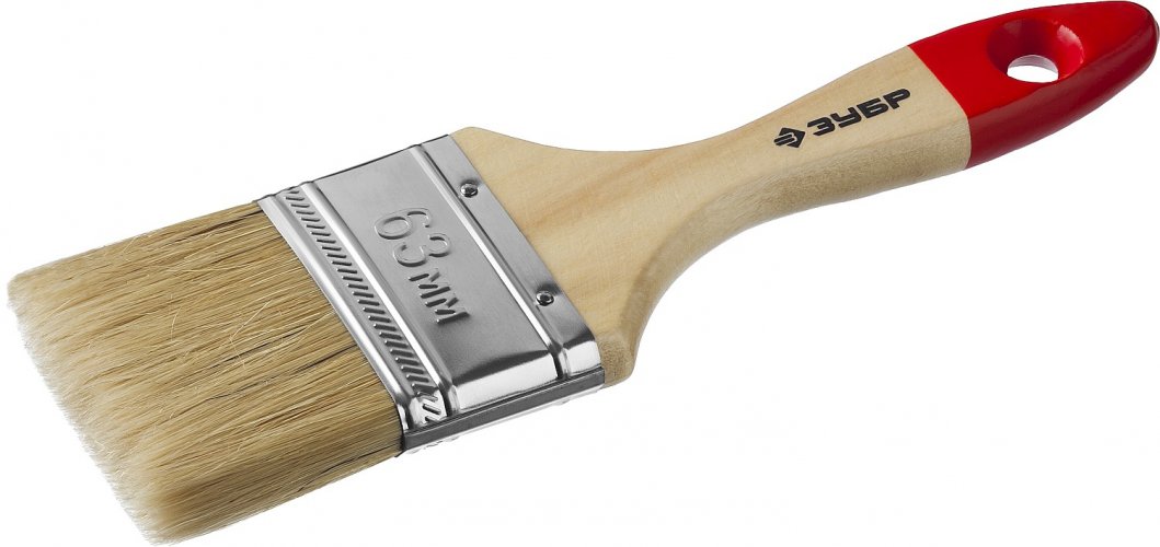 Плоская кисть ЗУБР УНИВЕРСАЛ-МАСТЕР 4-01003-063