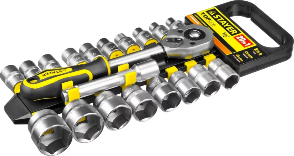 Набор STAYER STANDARD 1/2", 20 предметов 27750-H20