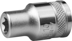 Торцовая головка "INDUSTRIE QUALITAT" хромосатинированная (внутренний TORX, 1/2", Е10) KRAFTOOL 27810-10_z01