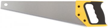 Ножовка по дереву, средний каленый зуб 7 ТPI, 3D заточка, пласт.прорезиненная ручка, 400 мм FIT 40440
