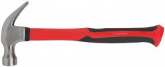 Молоток-гвоздодер, фиберглассовая усиленная ручка 27 мм, 450 гр. КУРС 44771