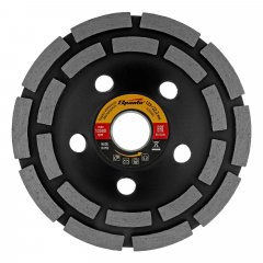 Чашка алмазная зачистная, 125 мм, двухрядная Sparta 729905