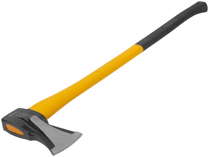 Топор-колун "ушастый" кованый, фиберглассовая длинная ручка 900 мм, 2000 гр. FIT 46155