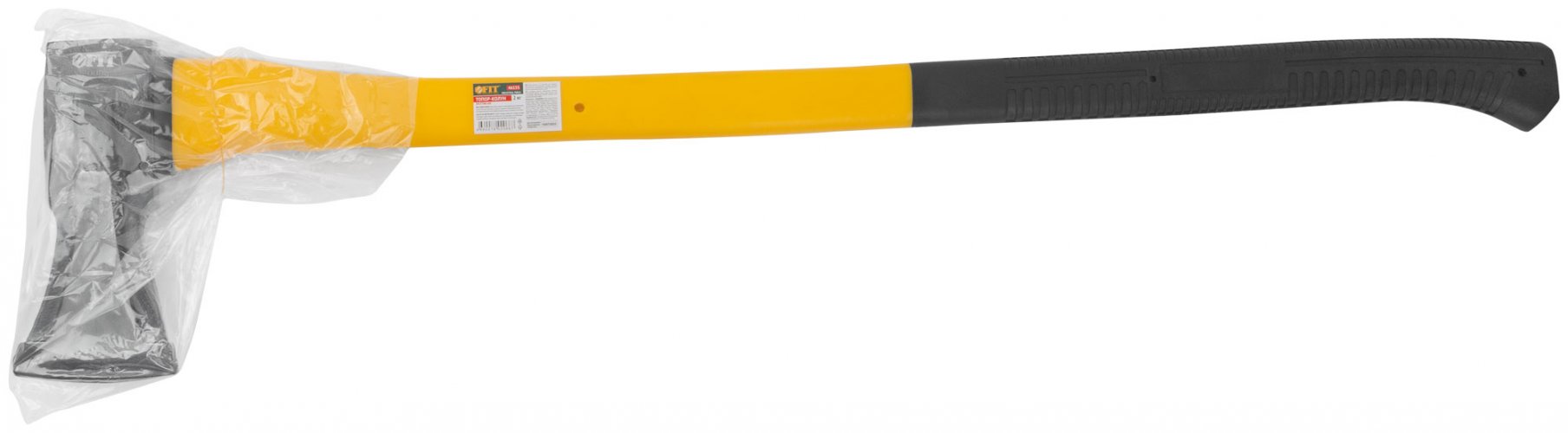 Топор-колун "ушастый" кованый, фиберглассовая длинная ручка 900 мм, 2000 гр. FIT 46155