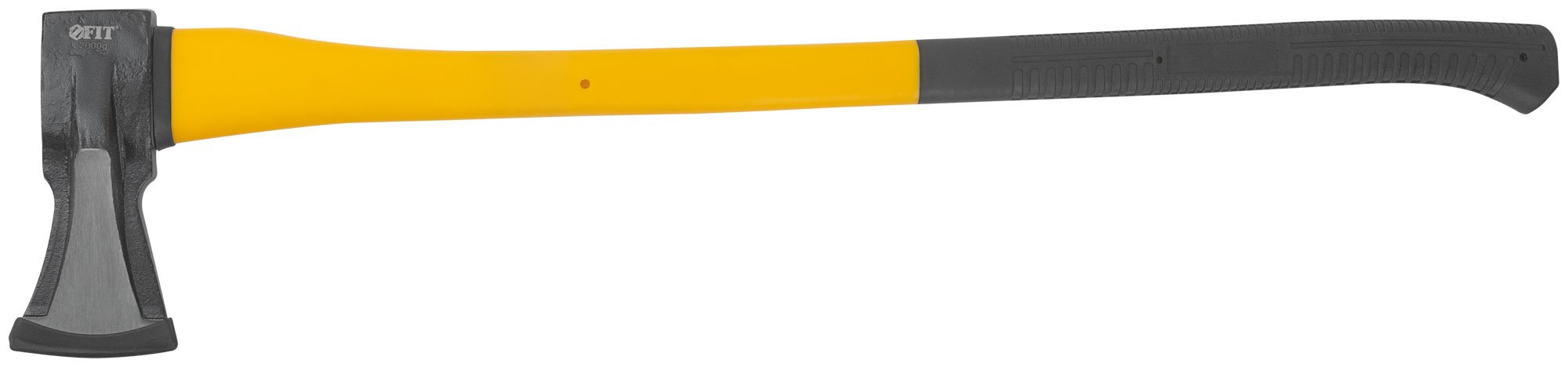 Топор-колун "ушастый" кованый, фиберглассовая длинная ручка 900 мм, 2000 гр. FIT 46155