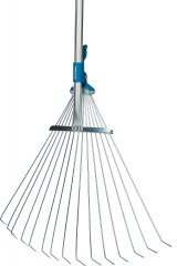 Веерные грабли GRINDA PR-50 с телескопическим черенком, регулируемые, 800-1240мм 421868_z01