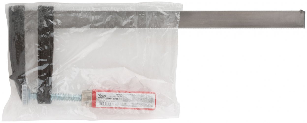 Струбцина столярная тип "F" 80x300 мм КУРС 59006