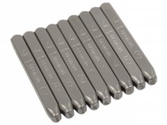 Клейма цифровые 4мм (HRC 60+-2град. DIN 1451) JTC-7241