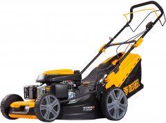 Газонокосилка бензиновая GLD-520SP, 196 куб.см, ширина 52 см, привод, 7 уровней,травосборник 60 л Denzel 58804