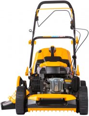 Газонокосилка бензиновая GLD-520SP, 196 куб.см, ширина 52 см, привод, 7 уровней,травосборник 60 л Denzel 58804