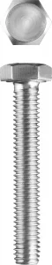 Болт ЗУБР ГОСТ 7798-70, M8 x 60 мм, 3 шт, кл. пр. 5.8, оцинкованный, 303086-08-060