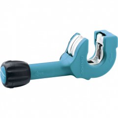 Труборез ручной Piranha, 12-35мм, 1/2-1-3/8, механическая регулировка зажима трубы, трещотка с храповым механизмом Gross (78704)