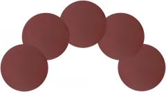 Круги шлифовальные сплошные (липучка), алюминий-оксидные, 150 мм, 5 шт. Р 240 FIT 39809