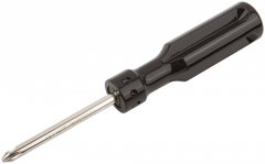 Отвертка переставная, CrV сталь, черная пластиковая ручка 6х70 мм PH2/SL6 FIT 56204