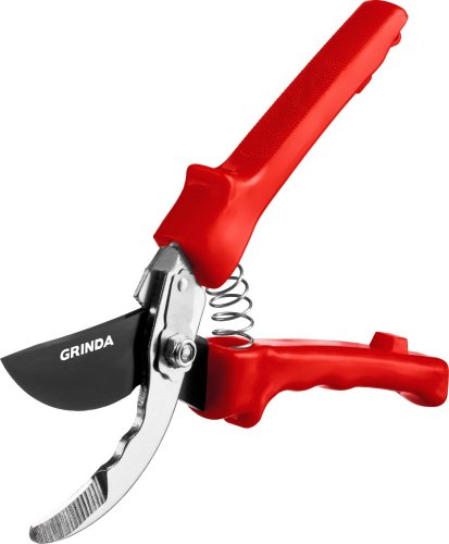 Секатор GRINDA G-35 с пластиковыми рукоятками, плоскостной, 200мм 40212_z02