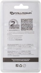 Замок навесной чугунный корпус (305F ) 40х33 мм, стальная дужка 6,3 мм Palladium 67080