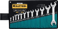 Набор рожковых гаечных ключей KRAFTOOL 12 шт, 6 - 32 мм 27033-H12_z01