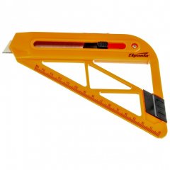 Нож, 18 мм, выдвижное лезвие, для резки обоев, линейка Sparta 789195