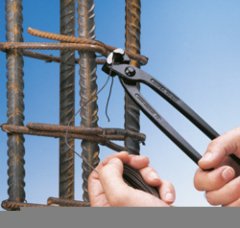 Клещи арматурные фосфатированные, черного цвета 200 мм, KNIPEX, ( KN-9901200SB )
