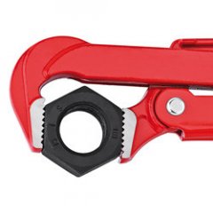 Клещи трубные 90° с красным порошковым покрытием 750 мм, KNIPEX, ( KN-8310040 )