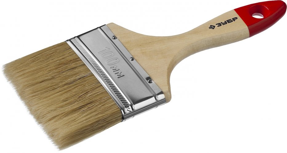 Плоская кисть ЗУБР УНИВЕРСАЛ-МАСТЕР 4-01003-100