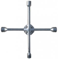 Ключ-крест баллонный, 17 х 19 х 21 х 22 мм, усиленный, толщина 16 мм Matrix Professional 14244