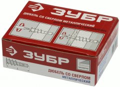 Дюбель для гипсокартона 50 шт. (33 мм; ТФ5) ЗУБР 4-301285