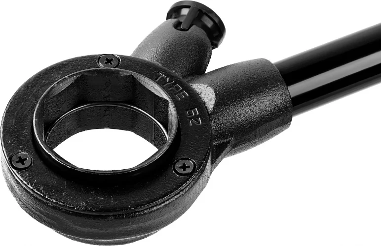 Трещотка с удлинителем для клуппов MIRAX 1/4" - 1 1/4", длина 620мм 28245
