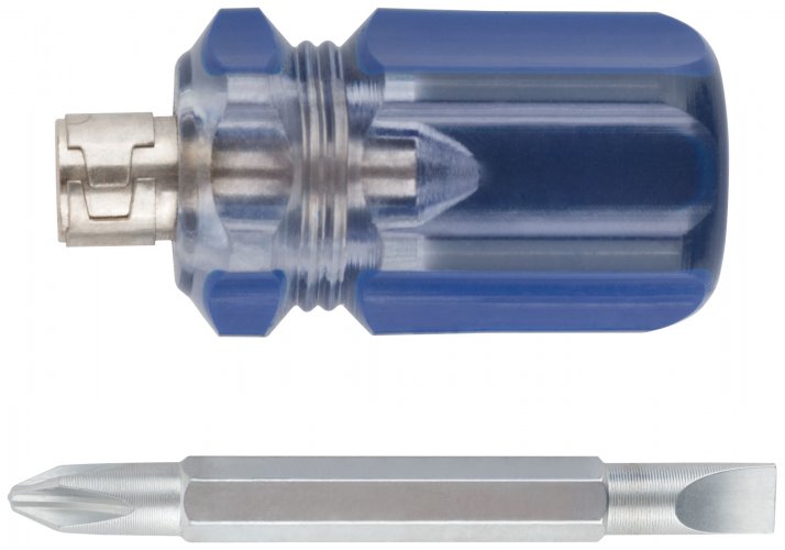 Отвертка с переставным жалом, пластиковая ручка 6x32 мм (PH2/SL6) MOS 56205М