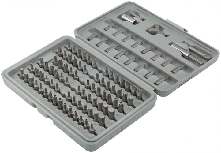 Набор бит 100 шт. CrV FIT 57859