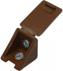 Мебельный уголок с шурупом ЗУБР цвет дуб, 4,0x15мм, ТФ6, 4шт 4-308256-1