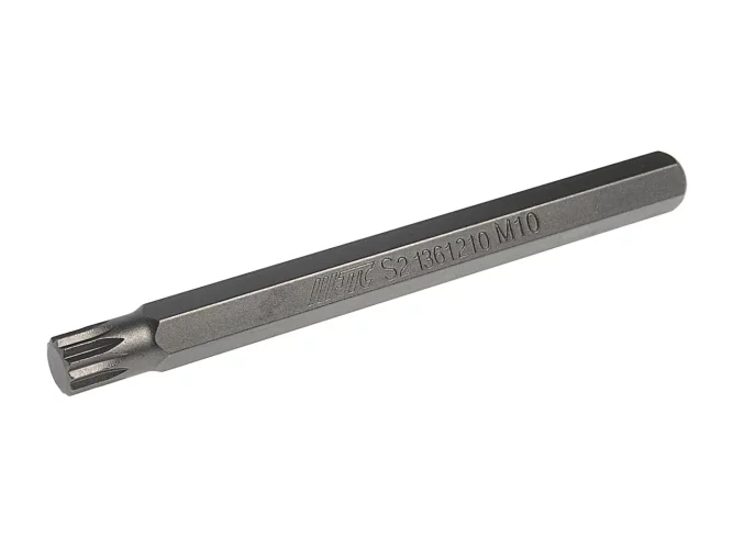 Бита SPLINE M10х120мм 10мм удлиненная S2 JTC-1361210