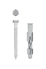 ЗУБР ФД-П 10 x 80 мм, фасадный дюбель, нейлон/цинк, 50 шт (301475-080)