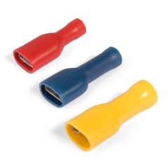 Разъем кабельный плоский полностью изолированный «мама» РППИ-М 2.5–(4.8) серия ПРОФИ КВТ 74252