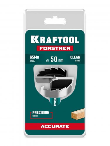 KRAFTOOL FORSTNER d 50 мм, cверло Форстнера (29950-50)